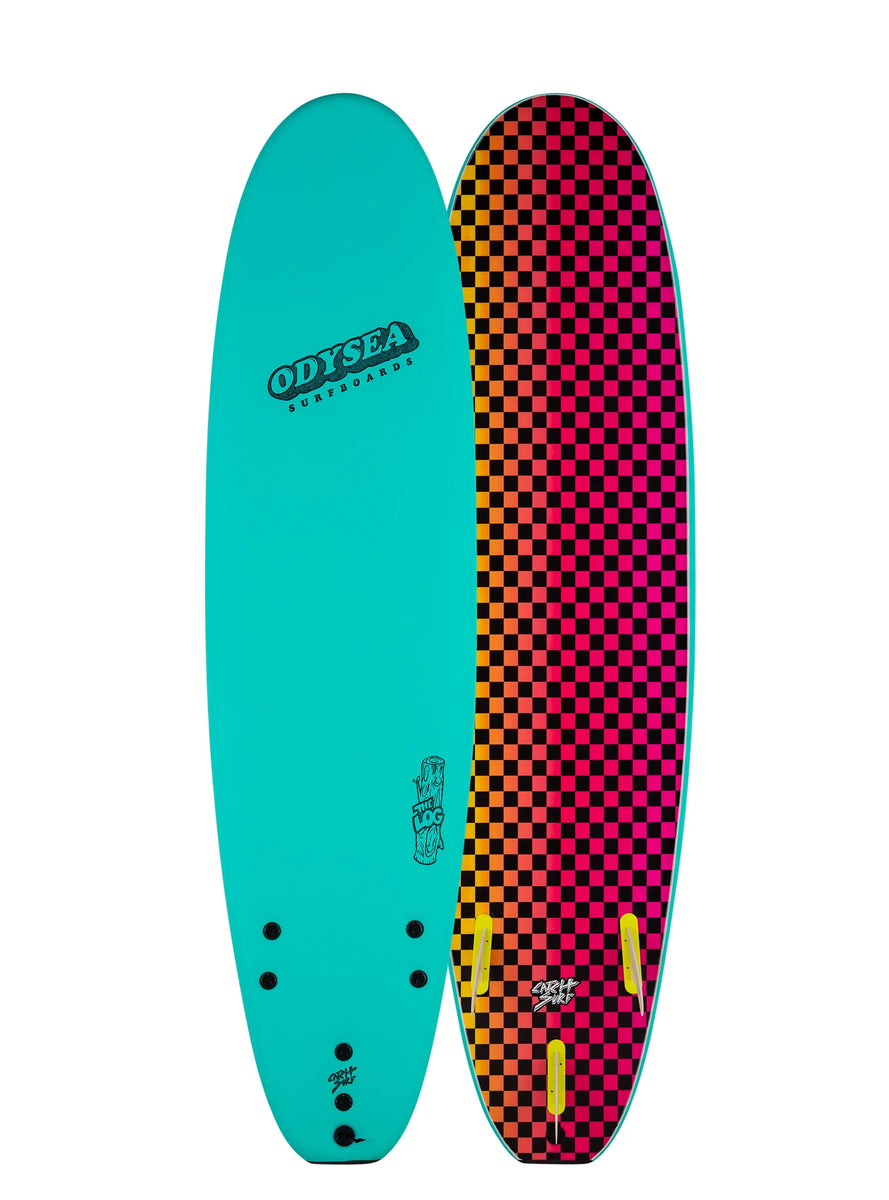 Catch Surf - Odysea 7'0 Log - Turquoise/Checkers