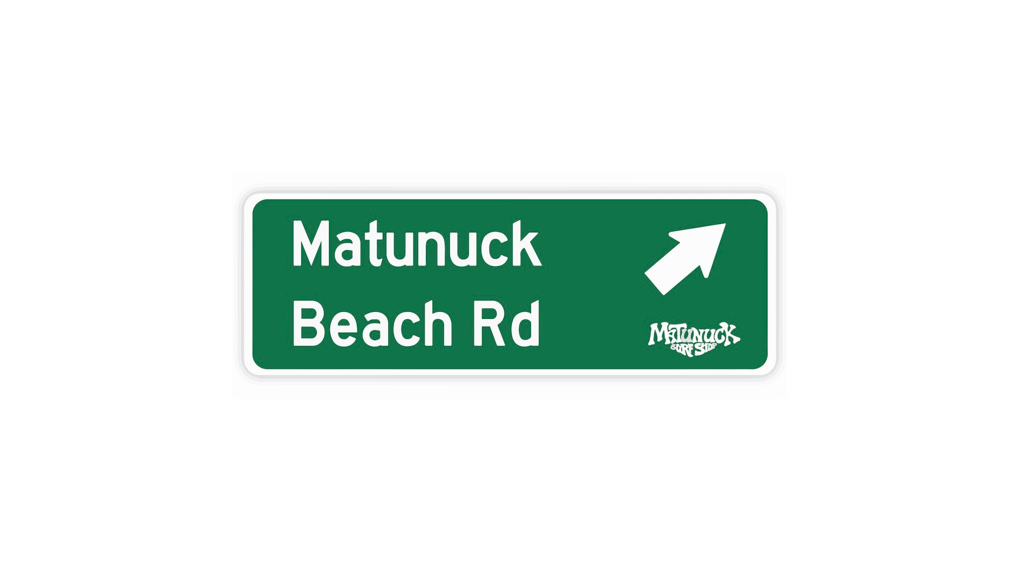 Beach Rd Sign Road Sign Sticker